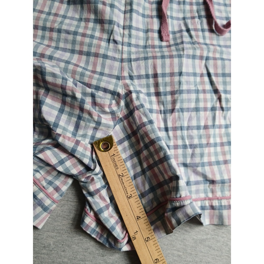 LL Bean Pajama Set 3x Womens Pull On Short Notch Collar Comfort Lounge Sleep - Picture 13 of 16